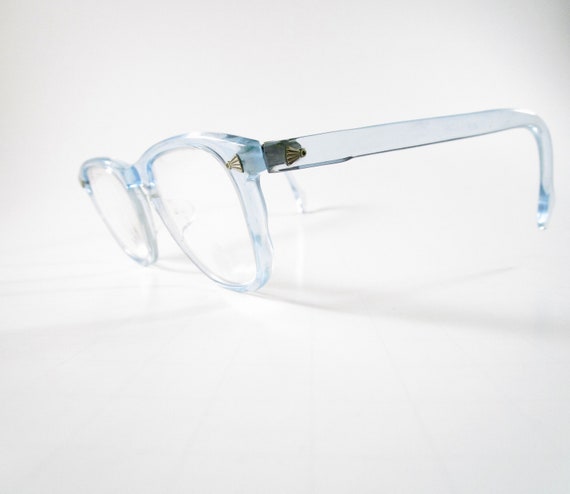 Baby blue cat eye glasses vintage women's eyeglas… - image 2