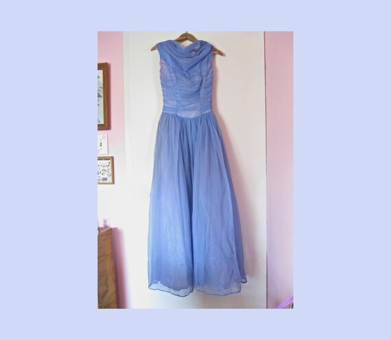 periwinkle ball gown