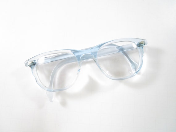 Baby blue cat eye glasses vintage women's eyeglas… - image 4