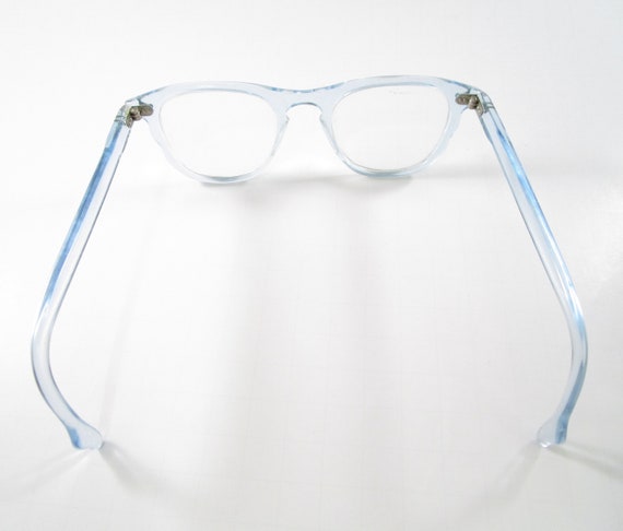 Baby blue cat eye glasses vintage women's eyeglas… - image 7