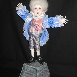 Cloth Doll Pattern Percival Ponce - by SFM Cloth dolls With Attitude