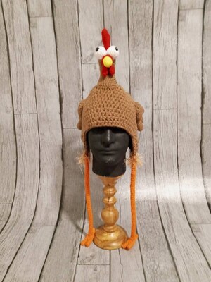 Lot De 3 Bandeaux Coq/Poulet - Pour Costume Pâques, Cosplay, Fête - Coton Et PP - Enfant Et Adulte - Déguisement Animaux