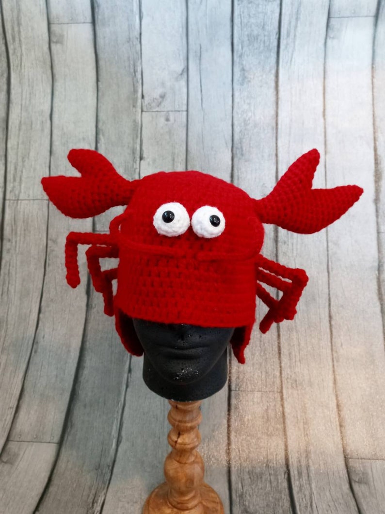 Crab Lobster Hat Crustacean Louie Halloween Costume Funny Etsy