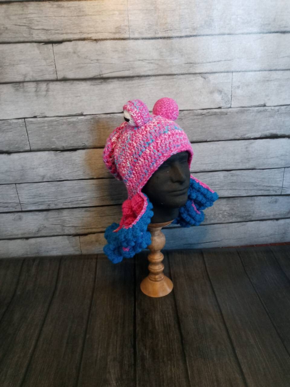 Octopus Hat Pink Ombre Beanie Tentacle 