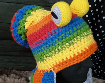 Ready to Ship -handmade Crochet Octopus Hat – Turquoise  display picture 3