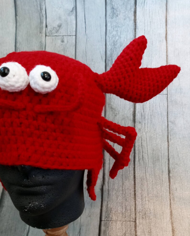 Crab Lobster Hat Crustacean Louie Halloween Costume Funny Etsy