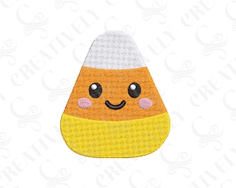 Halloween Candy Corn Embroidery Design, 6 Sizes, Halloween Embroidery File Download, Halloween
