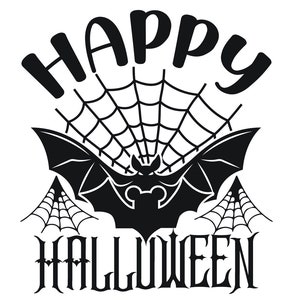 Happy Halloween Design SVG PNG DXF Eps Pdf Files, Cut Files for Cricut Silhouette, Halloween cut file, Halloween Decor, Halloween Design