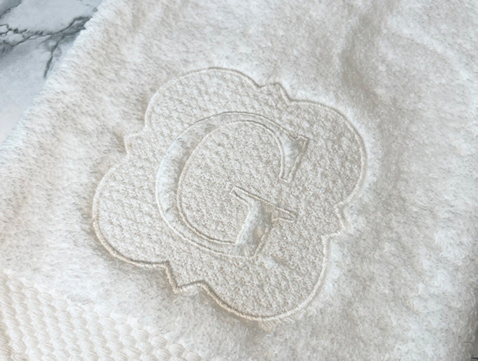 Embossed Letter M Machine Embroidery Monogram, Monogram for Towels ...