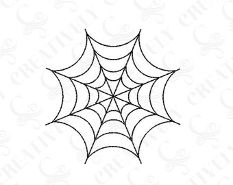Spiderweb Embroidery Design, Spider web Machine Embroidery File Download, Halloween Embroidery, Halloween embroidery design