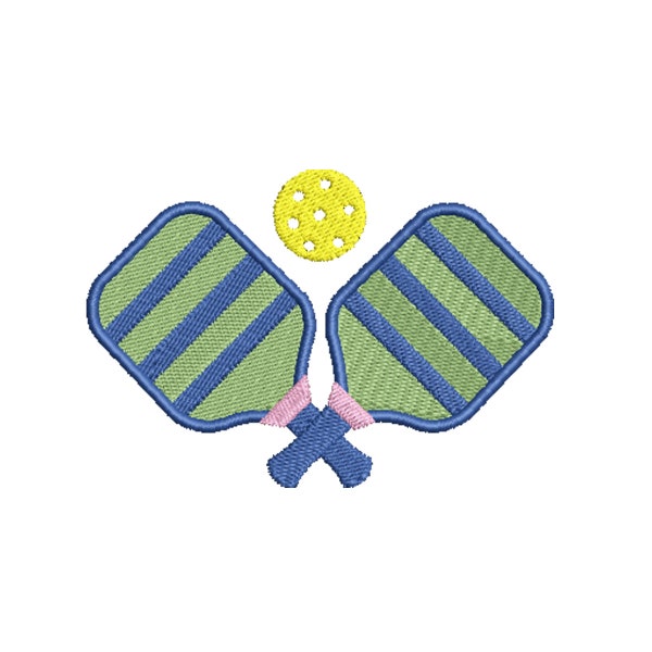 Pickleball Embroidery Designs Etsy