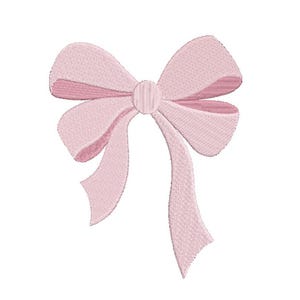 Bow Coquette Ribbon Embroidery Machine Embroidery Design Bundle