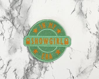 Showgirl Embroidered Patch Patches, Showgirl Era Custom Embroidered Patch, Embroidered TS Patch for Hats, for Jacket, Concert Patch