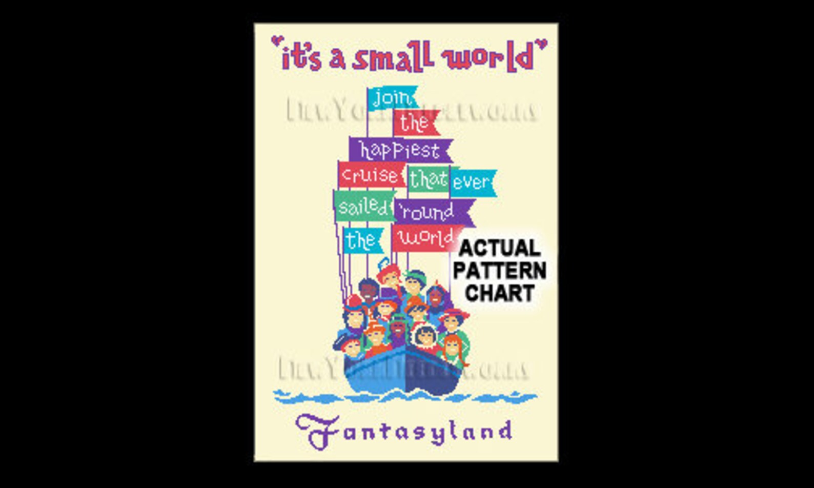 Small World Cross Stitch Small World Pattern Children Cross - Etsy