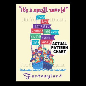 Small World Cross Stitch Small World Pattern Children Cross - Etsy
