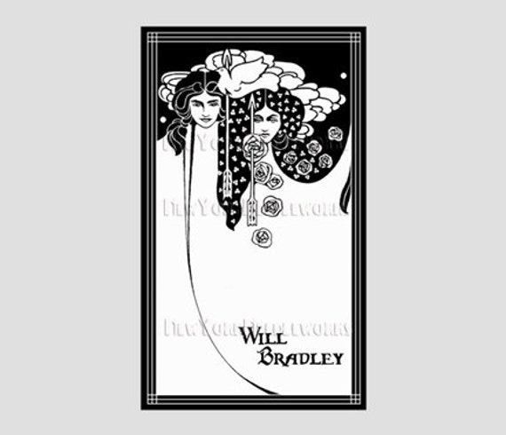 Cross Stitch Pattern Art Nouveau Pattern Art Nouveau Cross Stitch Art Nouveau Silhouette from NewYorkNeedleworks on Etsy Needlepoint