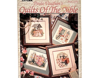 Paula Vaughan Quilts of the Bible Cross Stitch Book Paula Vaughan Cross Stitch Book Vintage Quilts of the Bible Cross Stitch Book