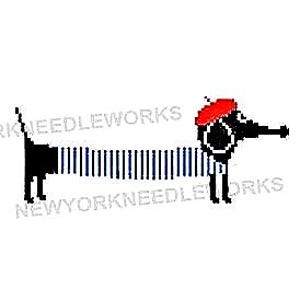 French Dachshund Cross Stitch Dachshund Cross Stitch Dog Cross Stitch Small Cross Stitch