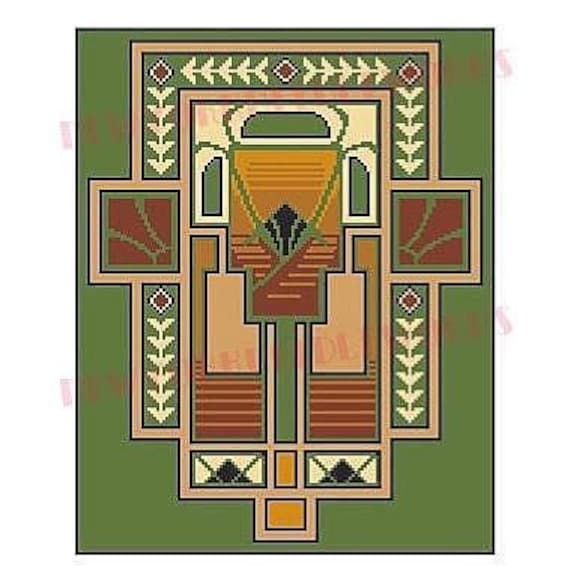 Arts and Crafts Mission Style Cross Stitch Mission Cross Stitch Arts and Crafts Design Cross Stitch