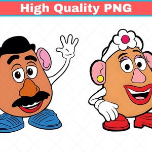Mr. & Mrs. Potato Head Thanksgiving PNG, Matching Couple Shirt (Digital Download)