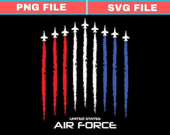 Fighter Jet Airplane American Flag Heart Svg, Air Force Flyover Png, 4th of July Svg, Red White Blue Png,American Flag Svg, Military USA Png