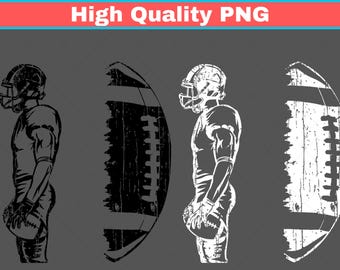 Personalized Football Player PNG – Adult Youth Team Name Graphic (Digital Download)
