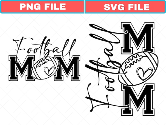 Football Mom SVG PNG: Game Day Shirt Design (Digital Download