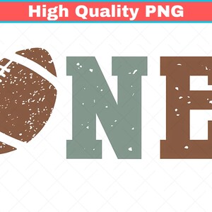 Football 1st Birthday Baby Png, 1st Year Down Birthday Customized Png, 1st Year Down Party, First Birthday Gift For Boy