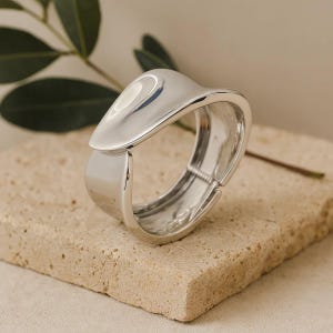 Gold or Silver Statement Bangle, Cuff Bracelet, Silver Cuff Bracelet, Gold Cuff Bracelet, Gold Chunky Bracelet, Silver Chunky Bracelet