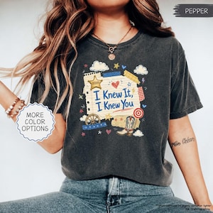 Comfort Colors I Knew It I Knew You Shirt, TS 2026 Tshirt for Fan, Toy Story Song Inspired Tshirt image 6