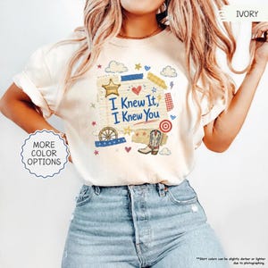 Comfort Colors I Knew It I Knew You Shirt, TS 2026 Tshirt for Fan, Toy Story Song Inspired Tshirt image 2