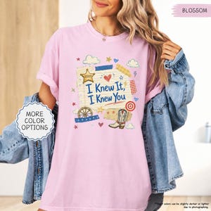 Comfort Colors I Knew It I Knew You Shirt, TS 2026 Tshirt for Fan, Toy Story Song Inspired Tshirt image 4