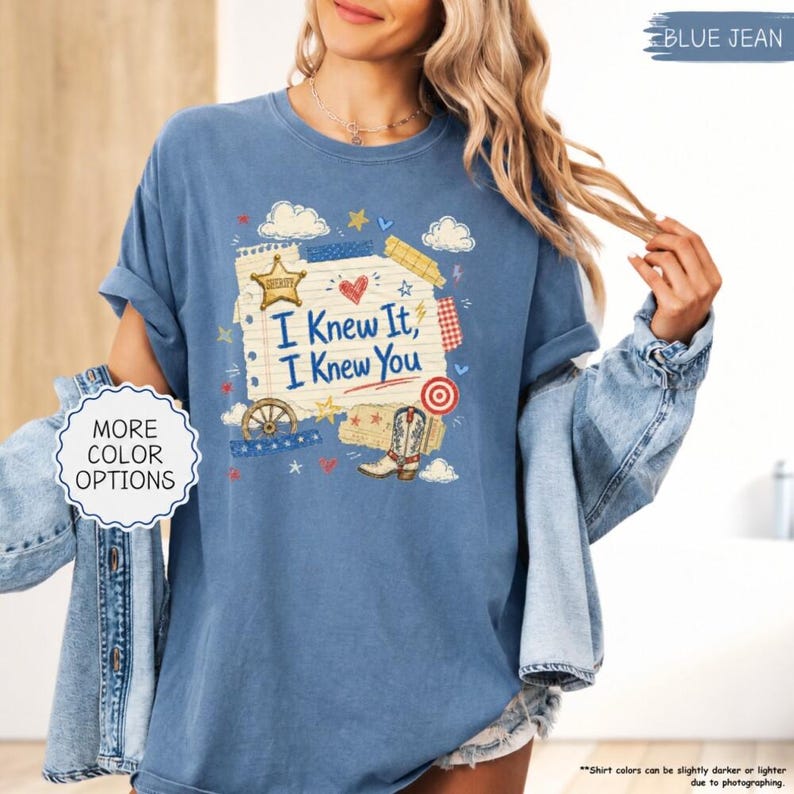 Comfort Colors I Knew It I Knew You Shirt, TS 2026 Tshirt for Fan, Toy Story Song Inspired Tshirt image 3