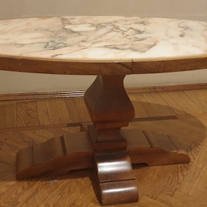 Vintage solid wood coffee table