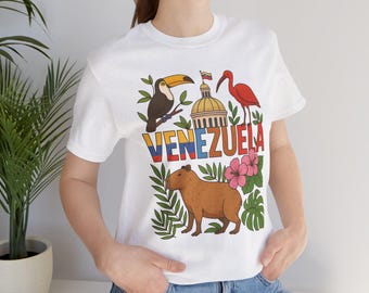 Venezuela Tshirt, Venezuelan Flag Tee, South American Travel Shirt, Patriotic Gift, Caracas T-shirt, Latin America Top