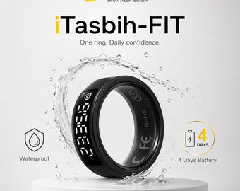 Weslamic iTasbih FIT Ring Smart Dhikr with Health Tracking