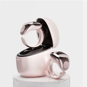 Anello Tasbih intelligente, digitale, per il monitoraggio delle preghiere Dhikr, con ricarica wireless, colore oro rosa.