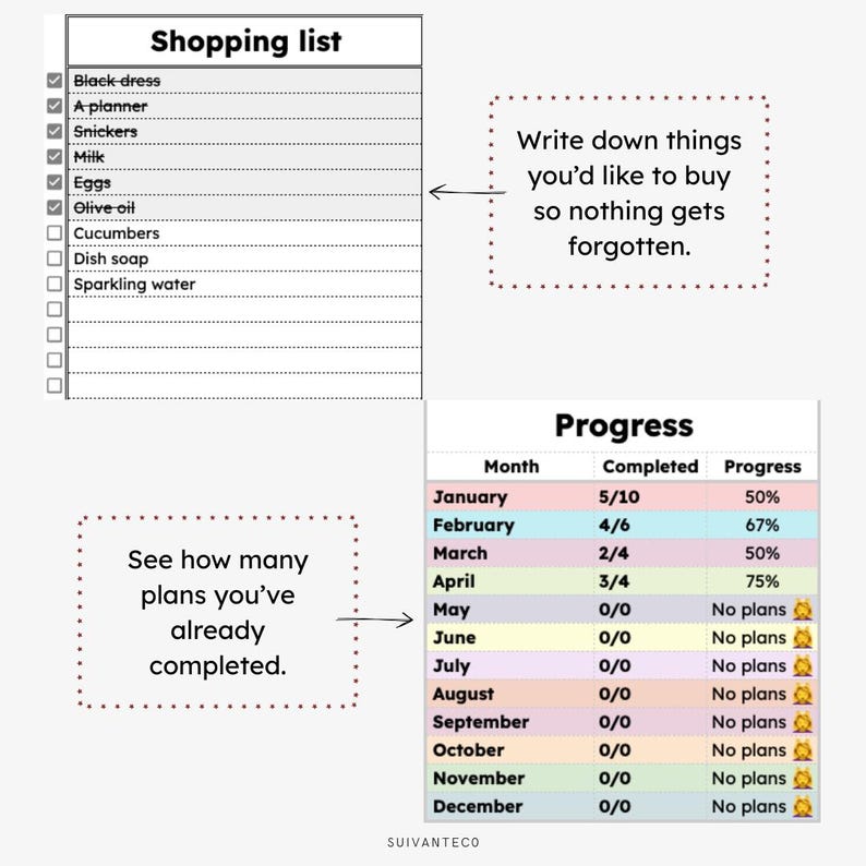 2026 Digital Task Planner | Printable 12 Month Calendar - Google Sheets ...