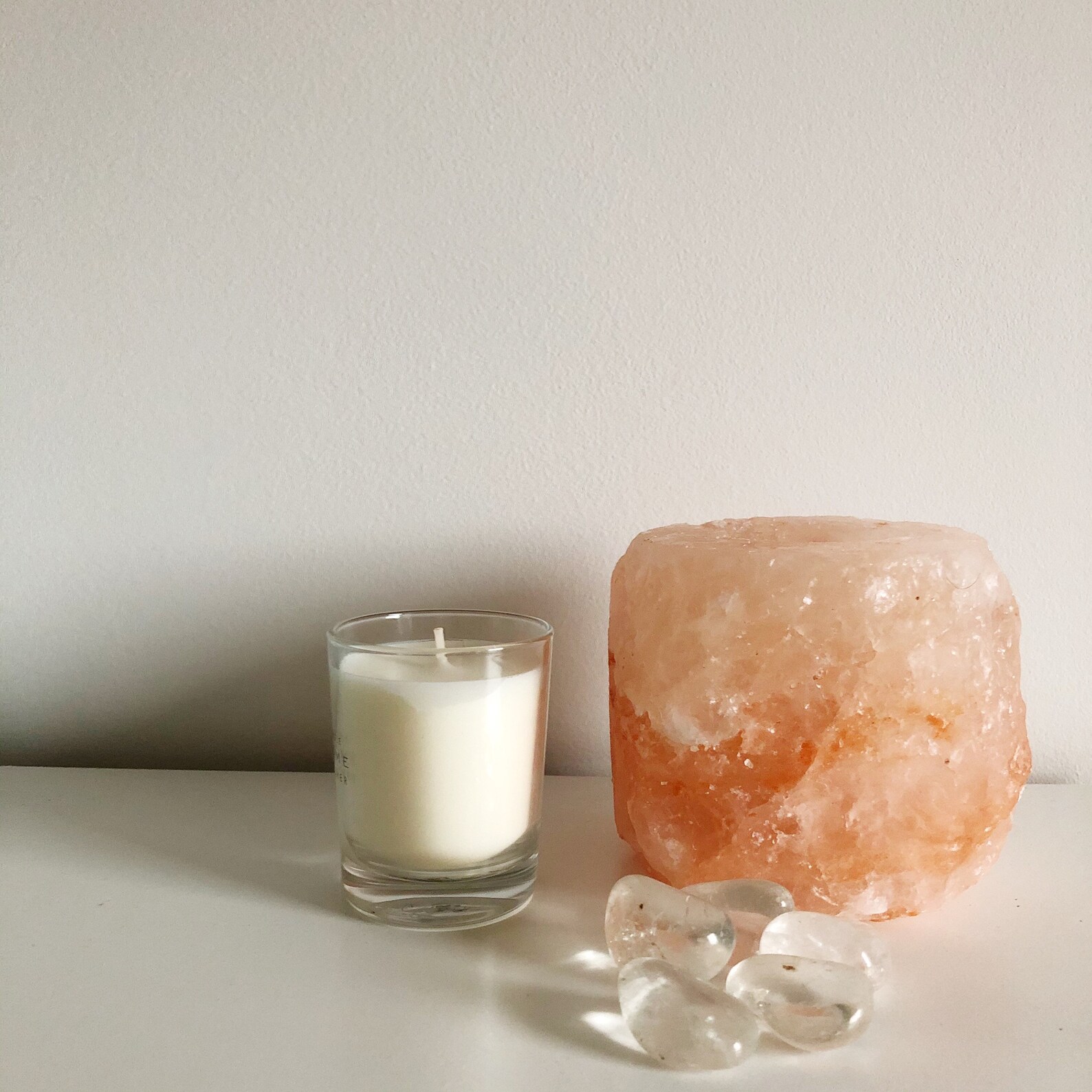 Himalayan Salt Crystal Candle Holder Associated With Clarity Etsy UK