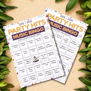 Customizable bingo cards for music lovers with playlist-based gameplay