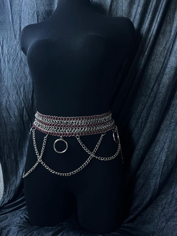 Gothic Stainless Steel Chain Belt & Necklace Collection il_1080xN.4674826665_hzyl.jpg main image 2