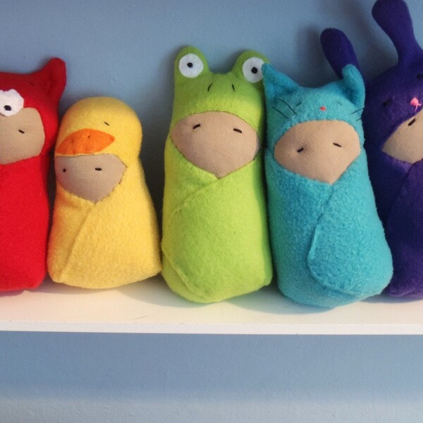Swaddle Baby Animals