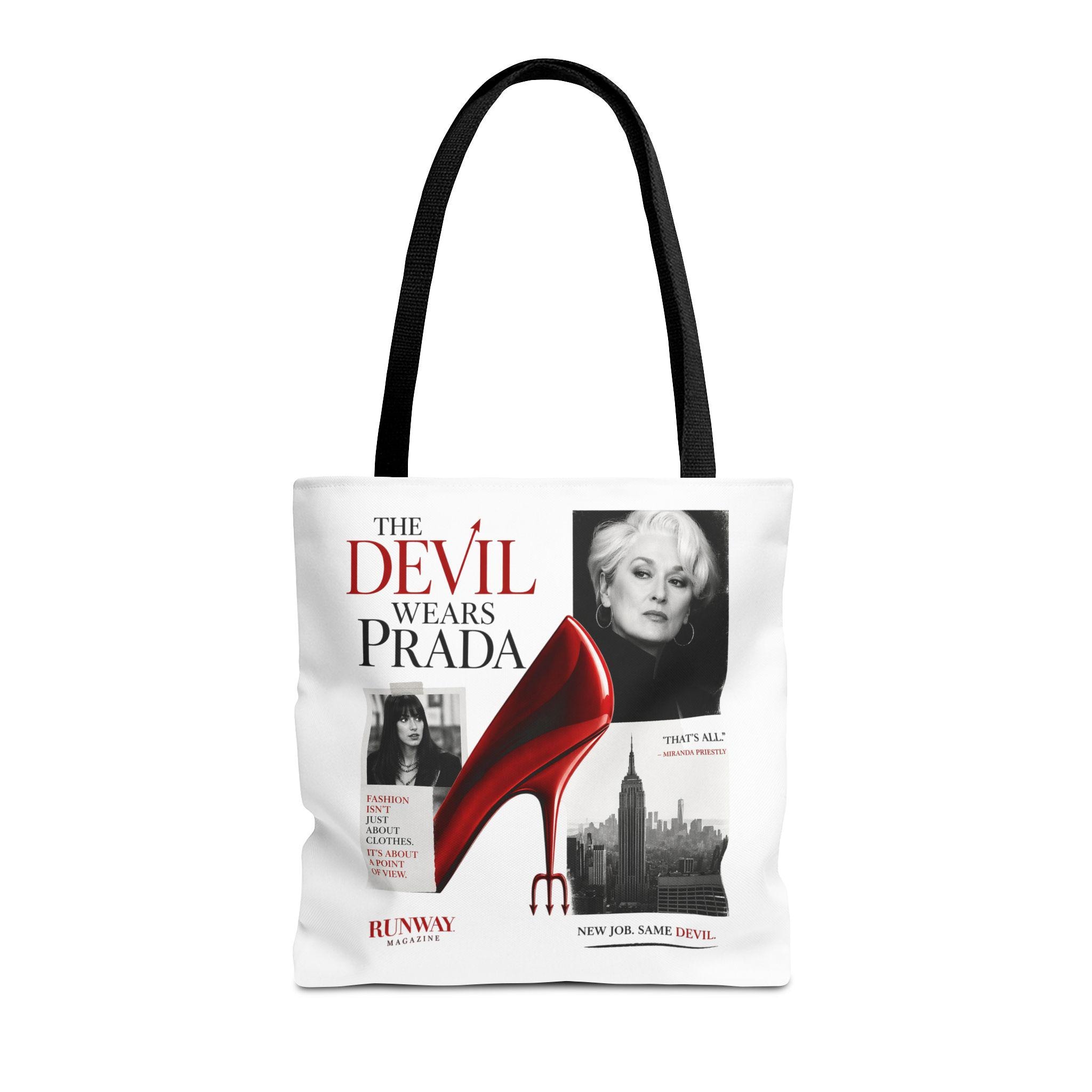 The Devil wears PRADA × weber Tote Bag The Devil Wears Prada Tote Bag - Etsy