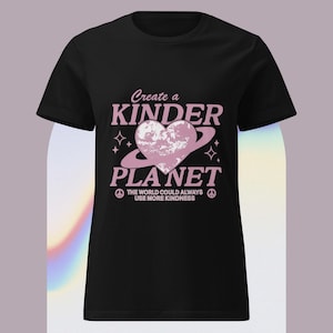 Kinder Planet Shirt – Eco-Friendly Earth Day Tee | Be Kind to the Planet T-Shirt | Sustainability Graphic Tee | Environmental Gift