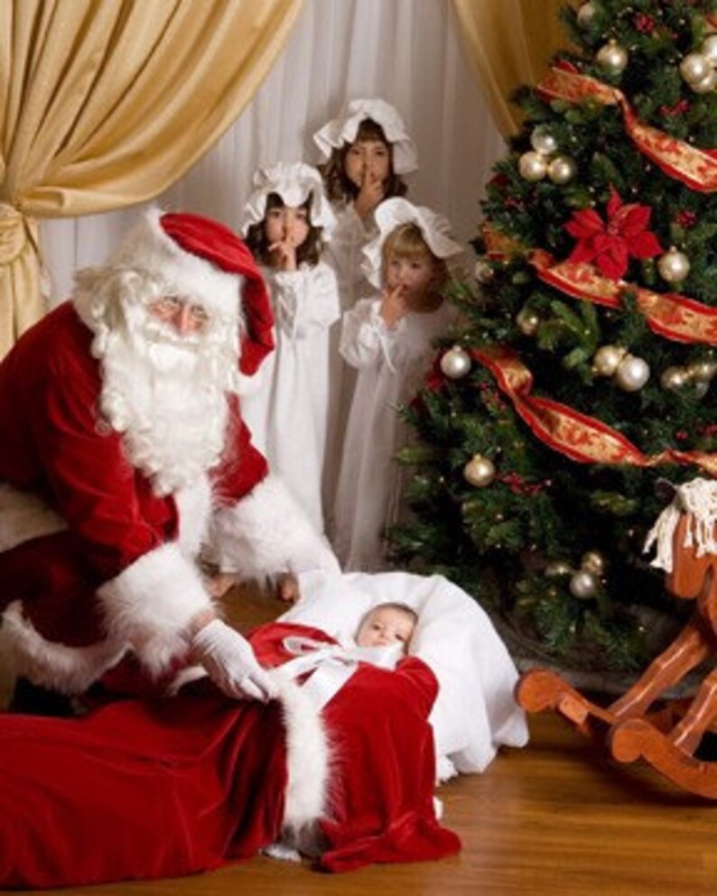 Santa Claus Suit Professional Santa Costume Velvet Santa Etsy