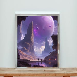 Himmlische Traumlandschaften - AI Fantasy Sky Art Pack | Kosmische Digitale Downloads | Surrealer Sternenhimmel