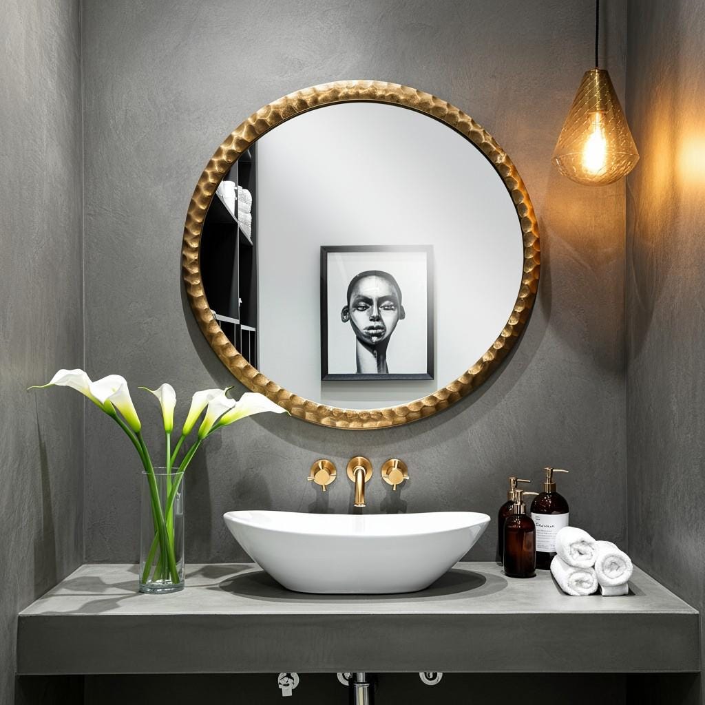 ✳️最終値下げ✳️ ヴィンテージミラー 30x30 Antique Mirror - Etsy