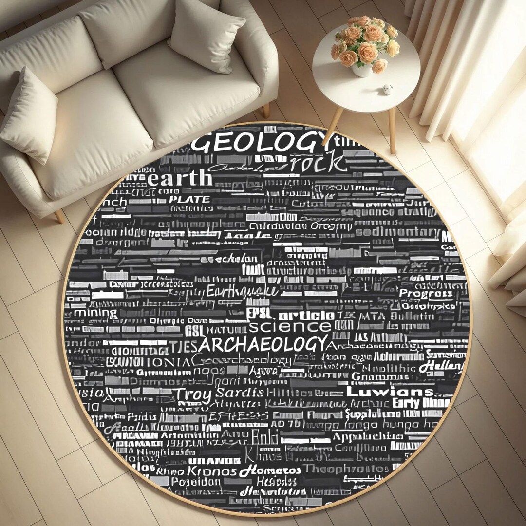 Science Print Rugs Unearth Style: Geology-inspired Digital Print Rugs - the Perfect Fusion ...