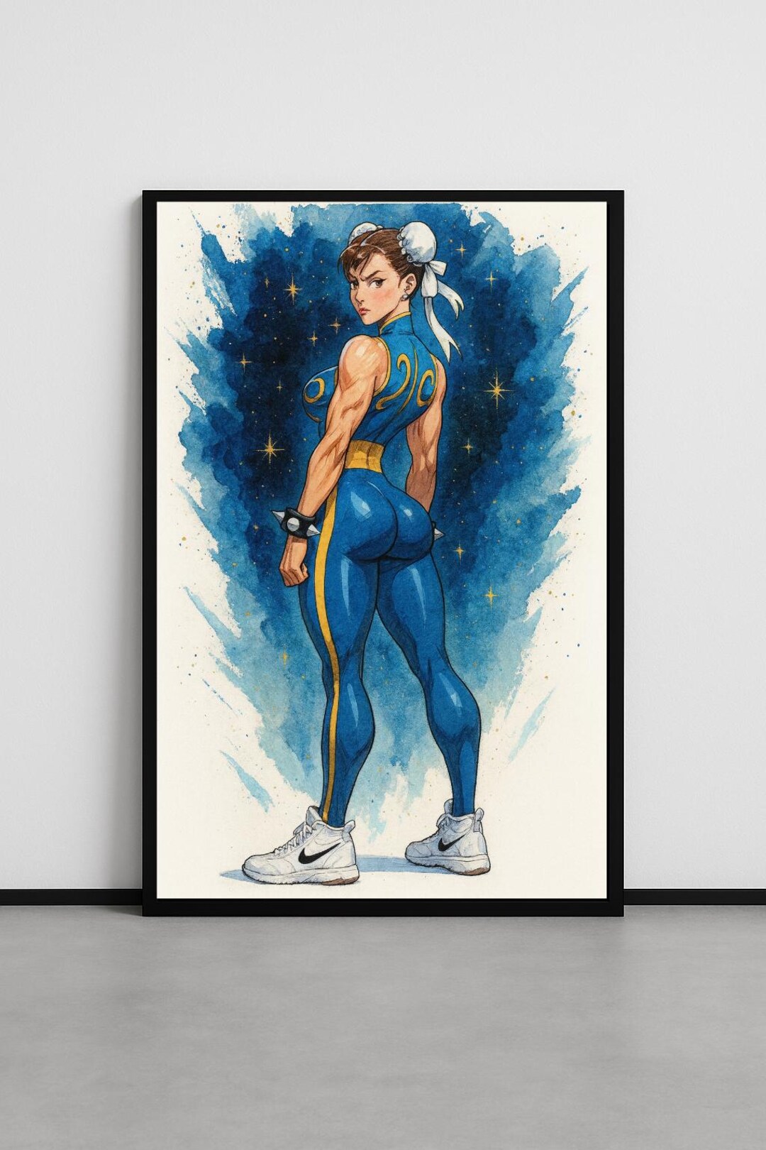 Chun-li Street Fighter Poster | 90's Gaming | Martial Arts Wall Art ...