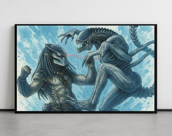 プレデター - SFホラークリーチャーモンスターダークアートホラー怖い